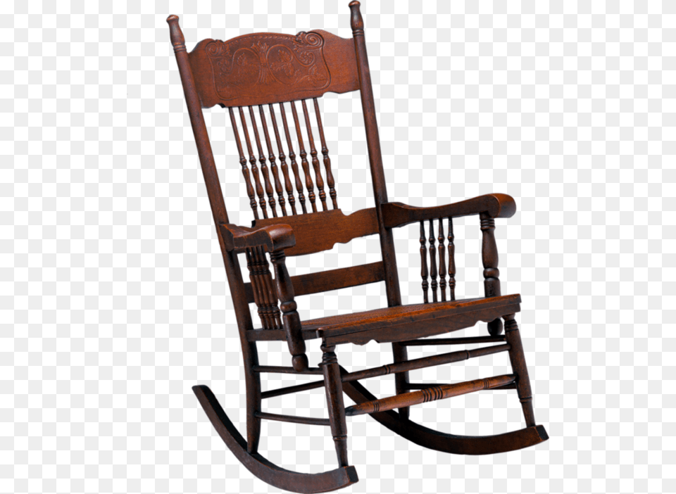 Furniture Chairs Antique Furniture Rocking Chairs Wood Rocking Chair, Rocking Chair Free Png Download