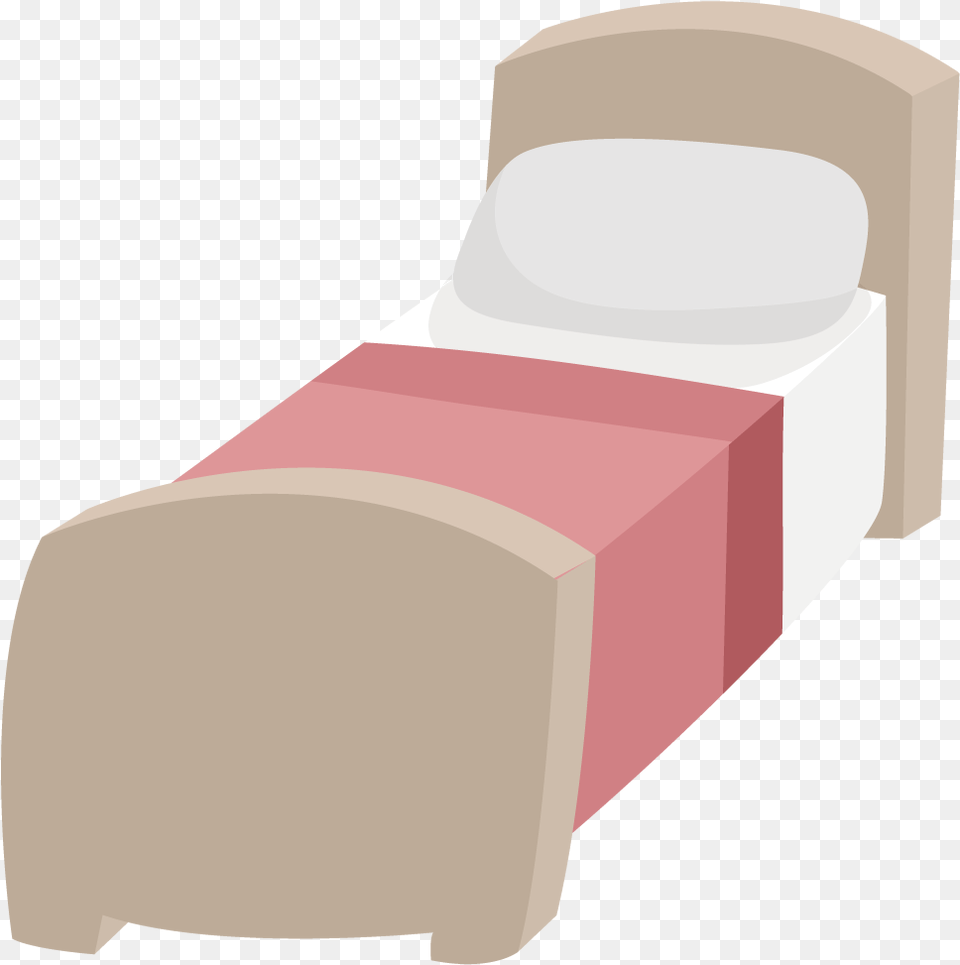 Furniture Clipart Twin Bed Cartoon Bed Pink, Nature, Outdoors, Snow, Snowman Free Transparent Png