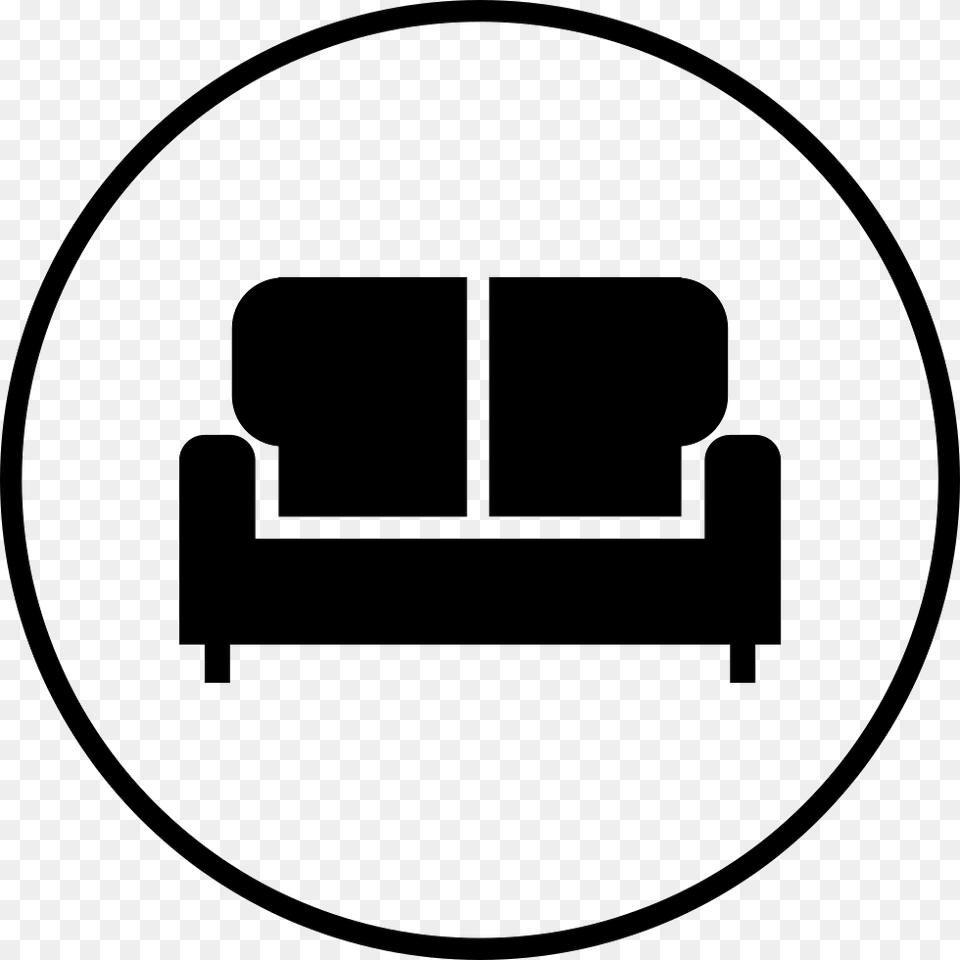 Furniture Icon Free, Couch, Stencil, Home Decor, Symbol Png