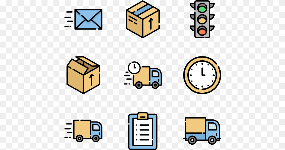 Furniture Icons Top View, Box, Cardboard, Carton, Gas Pump Png Image