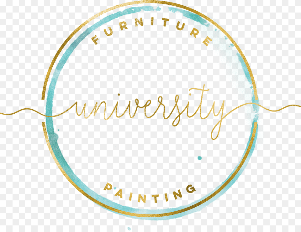 Furniture Painting University Affiliate Link Circle, Text Free Png Download