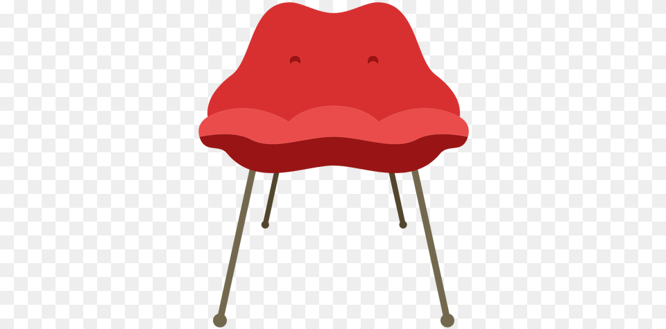 Furniture Pop Art Chair Simple Flat Lovely, Cushion, Home Decor, Person Png