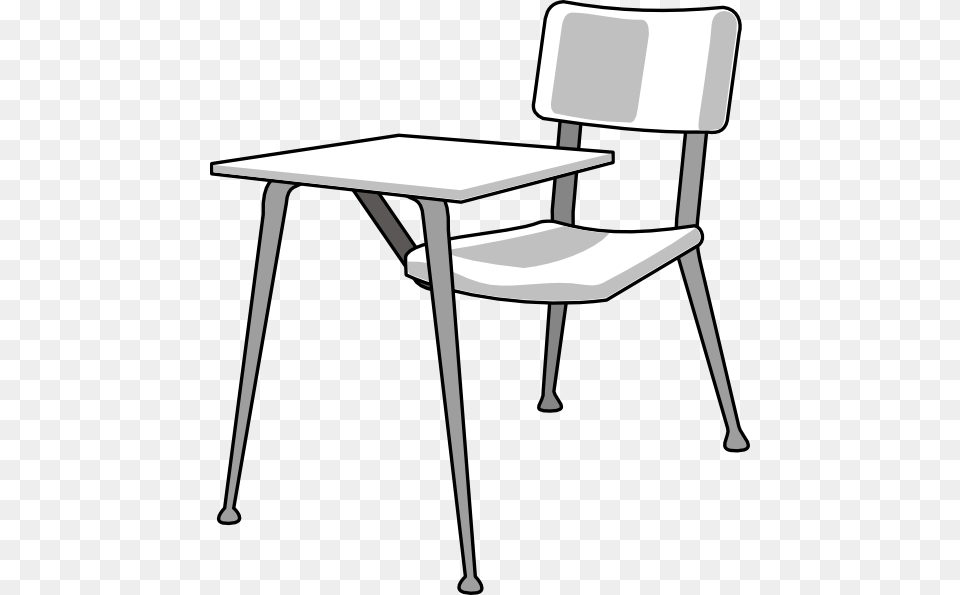 Furniture School Desk Clip Art Vector, Table, Chair Free Png Download