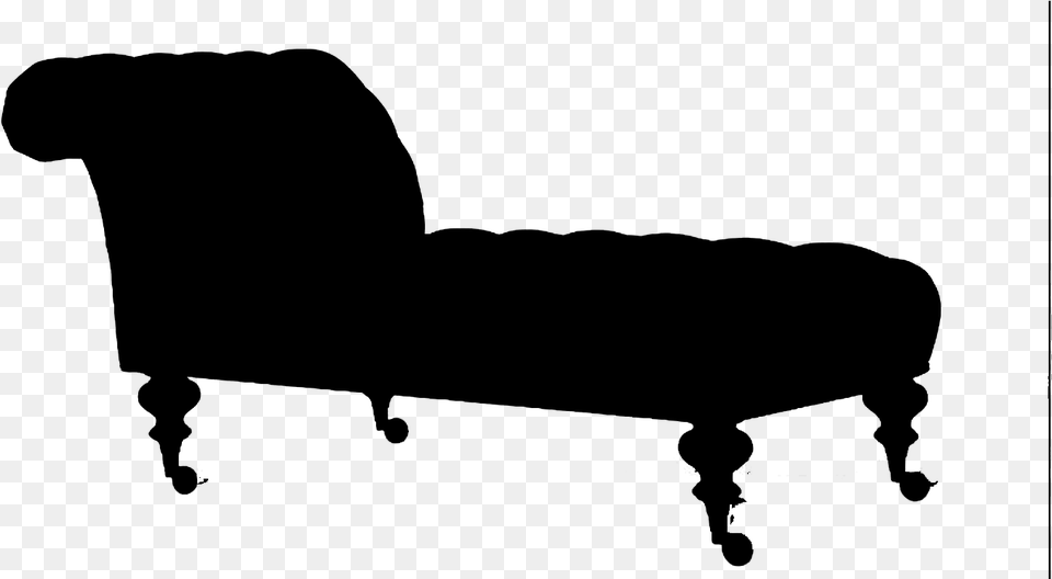 Furniture Silhouette Luxury Black Sofa, Gray Png