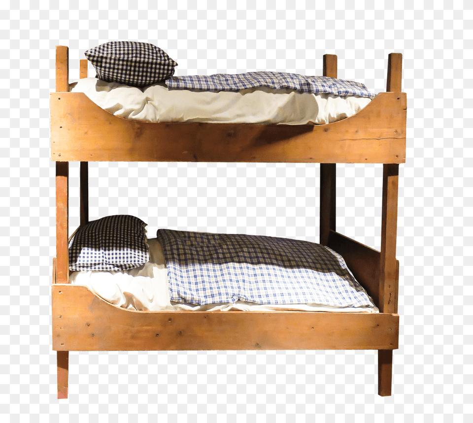 Furniture Wooden Bunk Bed, Bunk Bed, Crib, Infant Bed Free Png Download