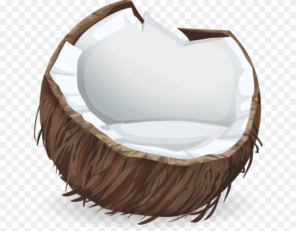 Furniturecoconut Watercoconut Milk Coconut Sticker, Food, Fruit, Plant, Produce Free Transparent Png