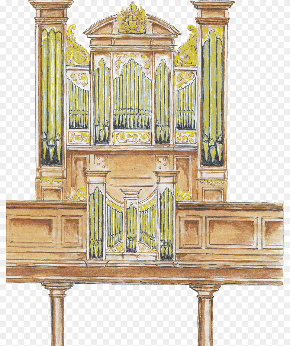 Furniturepipe Organorganclassical Architectureorgan Organ Pipe, Altar, Architecture, Building, Cathedral Free Png
