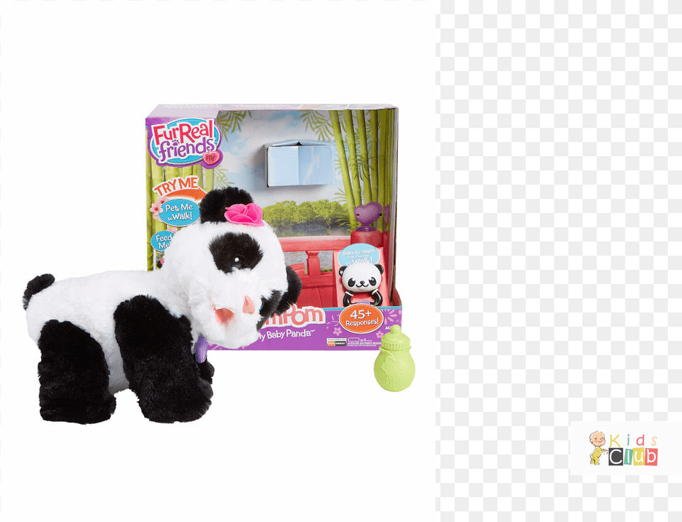 Furreal Friends Pom Pom My Baby Panda Pet, Plush, Toy, Person Free Transparent Png