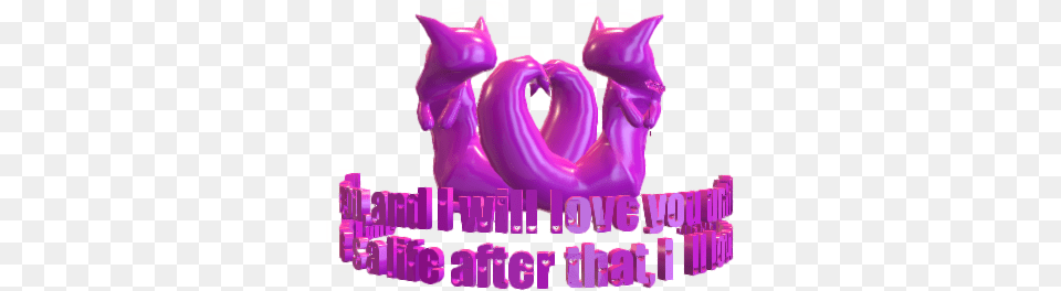 Furret In Love Graphic Design, Purple, Birthday Cake, Cake, Cream Free Png