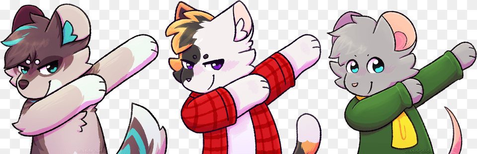 Furry Dabbing Cartoon, Person, Baby, Face, Head Free Transparent Png