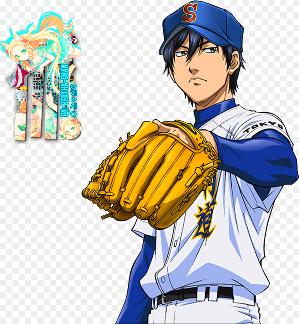 Furuya Satoru Ace Of Diamond Furuya, Glove, Baseball, Baseball Glove, Clothing Png Image