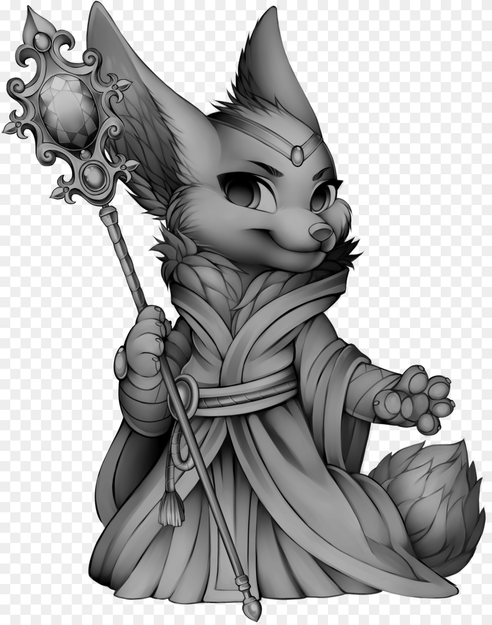 Furvilla Tigereye Peak Sorcerer Fox Art Bat Eared Fox, Baby, Person, Face, Head Png