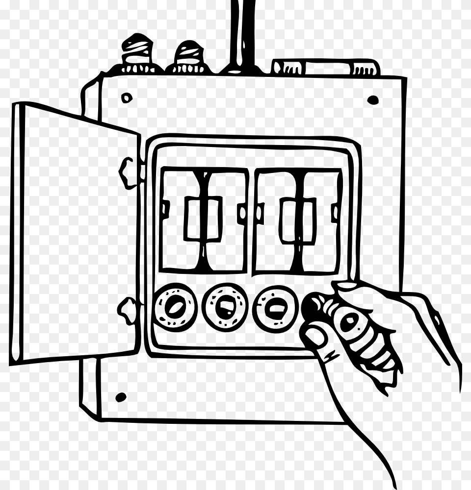 Fuse Box Clip Art Wiring Library, Person, Electrical Device Png Image