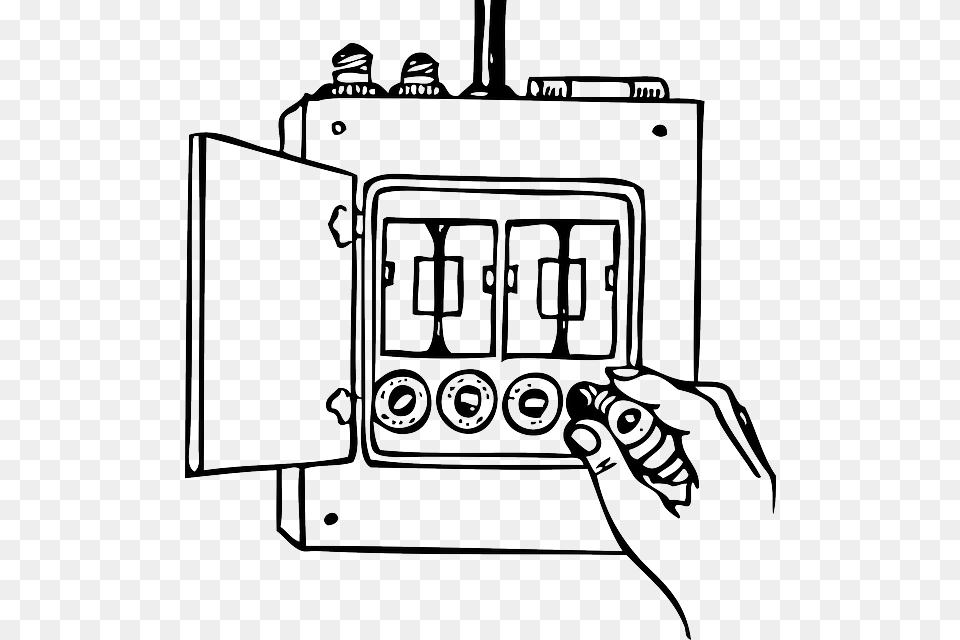 Fuse Box Clipart, Electrical Device, Bulldozer, Machine Png Image