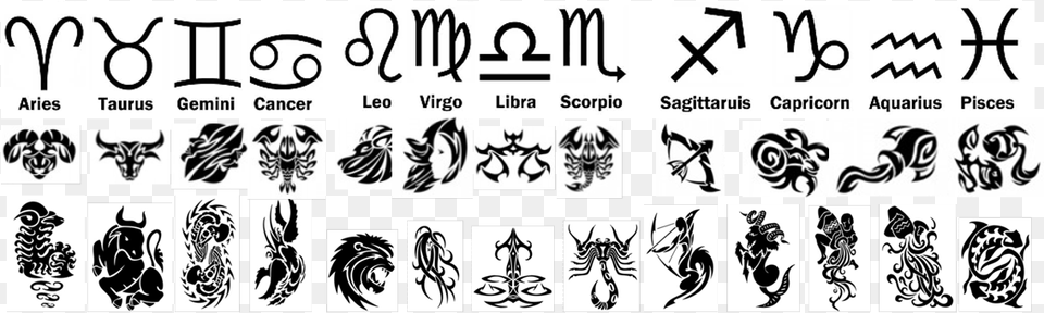 Fused Glass Zodiac Symbols Fused Glass, Text, Stencil, Person, Book Free Png Download