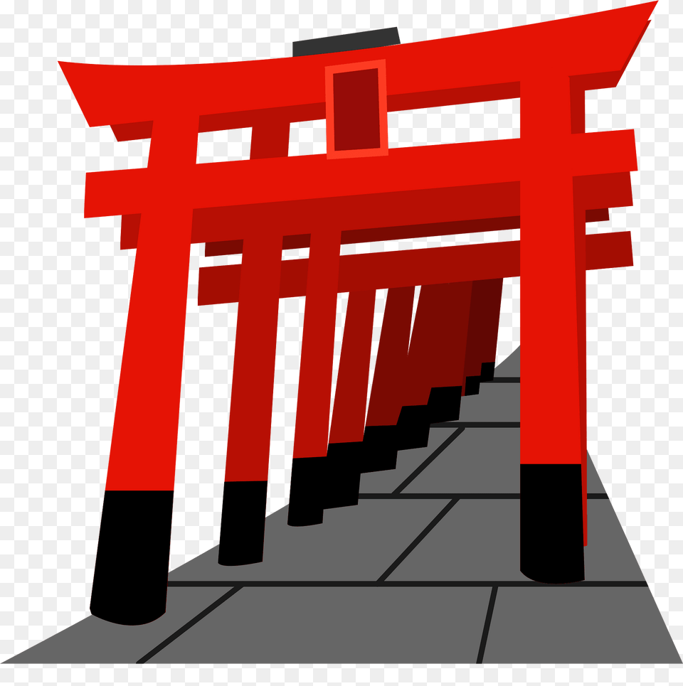 Fushimi Inari Taisha Torii Clipart, Gate, Dynamite, Weapon Free Transparent Png