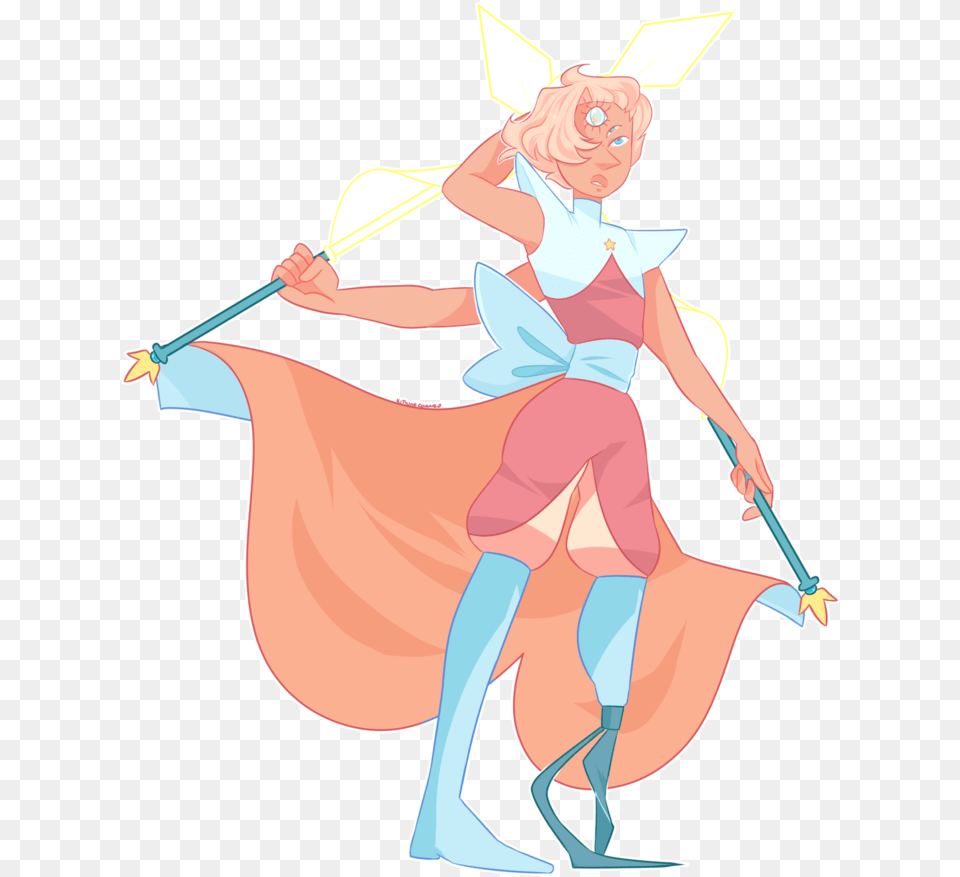 Fusion Friday Steven Universe Padparadscha And Pearl Fusion, Book, Comics, Publication, Cleaning Free Png