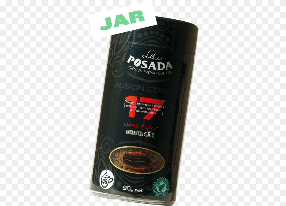 Fusion Jar Dark Roast, Can, Tin, Beverage Png Image