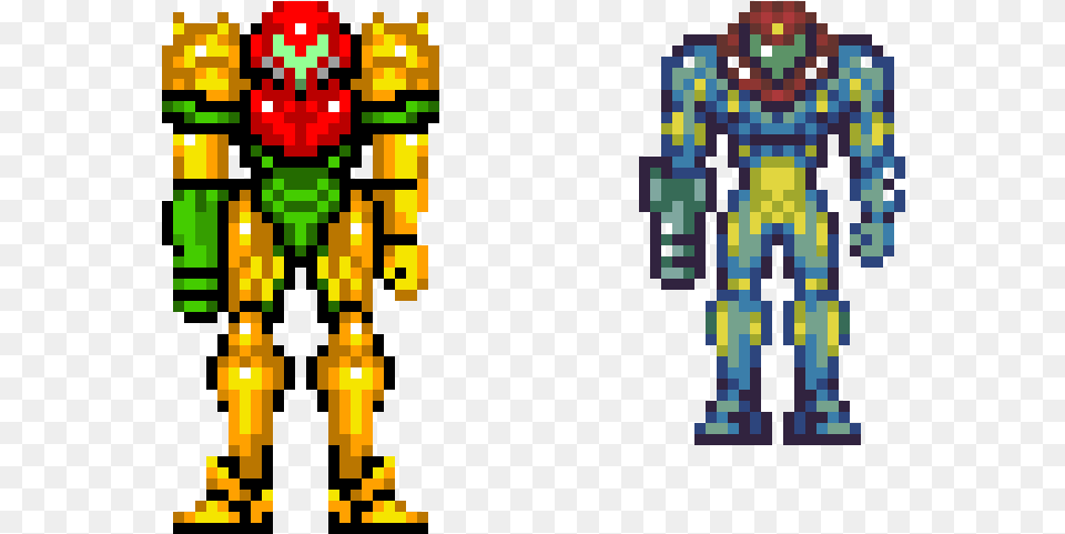 Fusion Suit Samus Sprite Download Samus Super Metroid Sprite, Person, Robot, Art Free Transparent Png