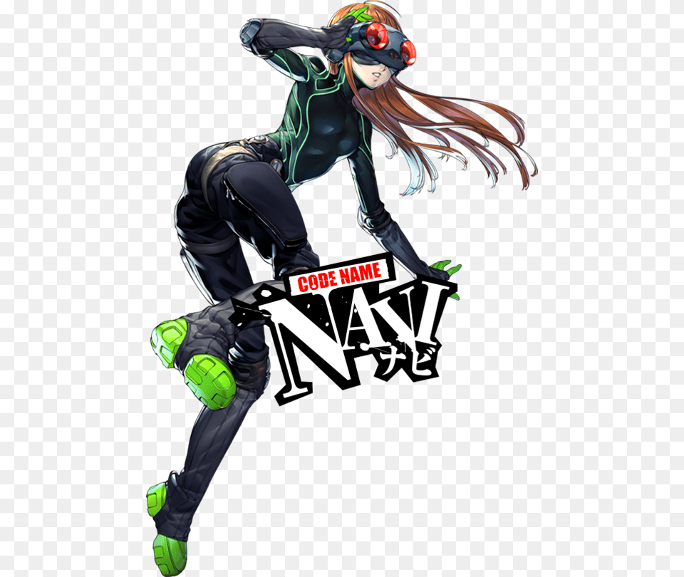 Futaba Navi Persona 5 Futaba Navi, Book, Comics, Publication, Person Png Image