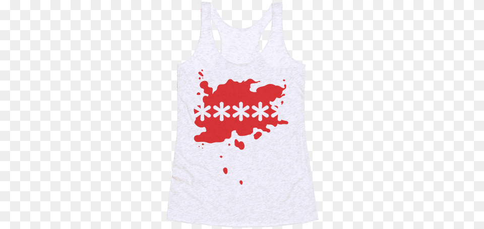 Futaba Red Splatter Racerback Space Force To Infinity And Beyond, Clothing, Tank Top Free Png Download
