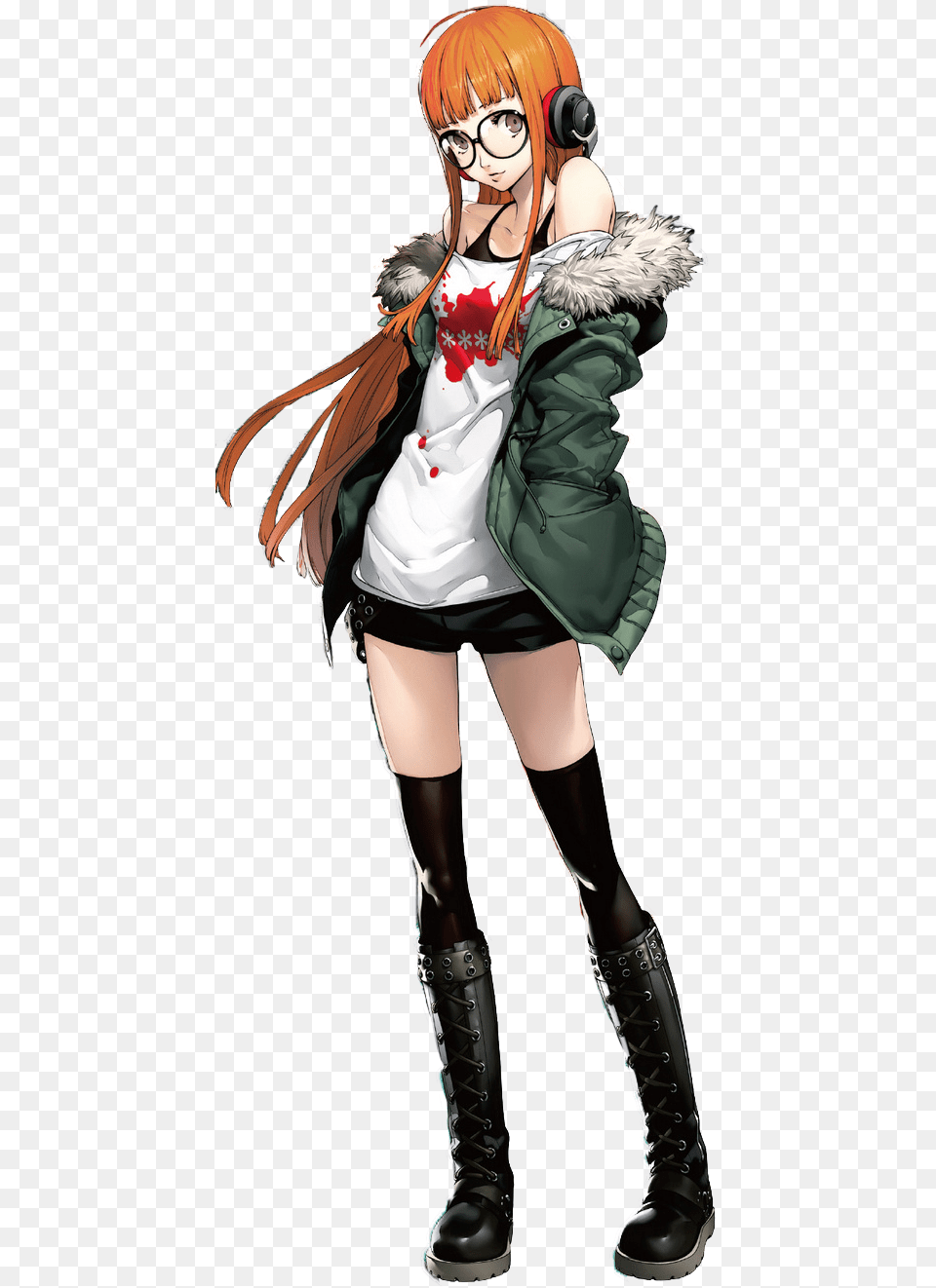 Futaba Sakura Persona 5 Female Characters, Book, Publication, Comics, Person Png