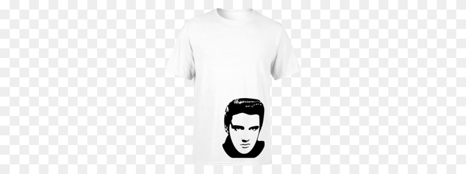 Futbolka Elvis Presley Rock Shop, Clothing, T-shirt, Adult, Male Png Image