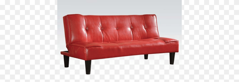 Futon Picture Red Adjustable Sofa, Couch, Furniture, Bench Free Transparent Png