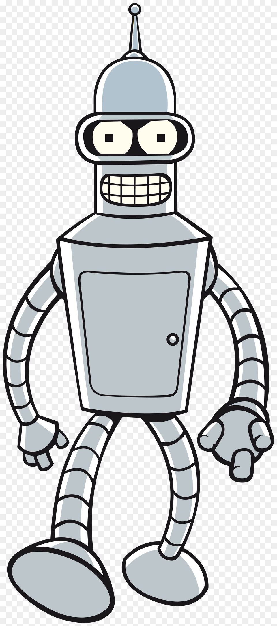 Futurama, Robot, Bulldozer, Machine Png Image