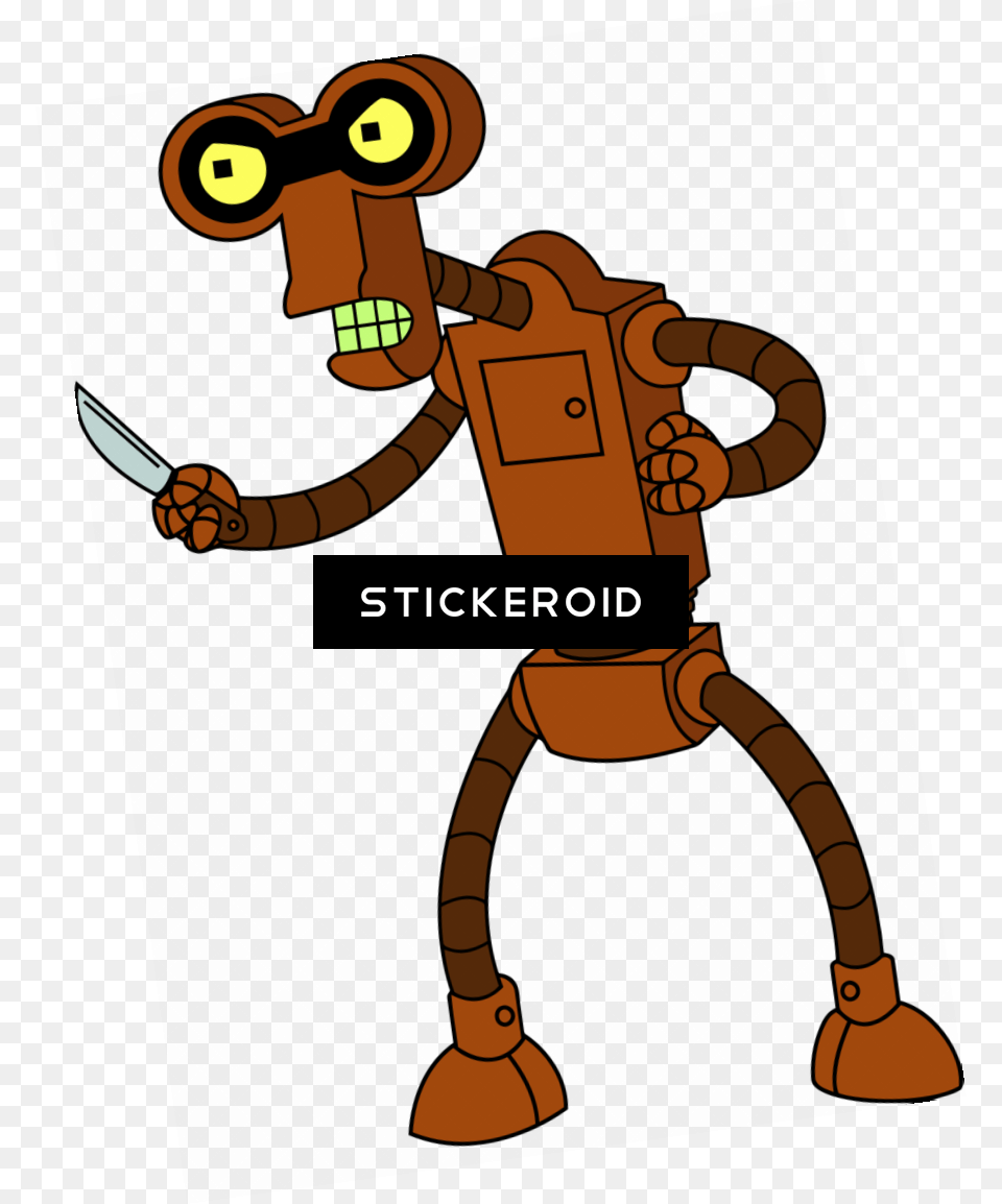 Futurama, Robot, Blade, Dagger, Knife Free Png