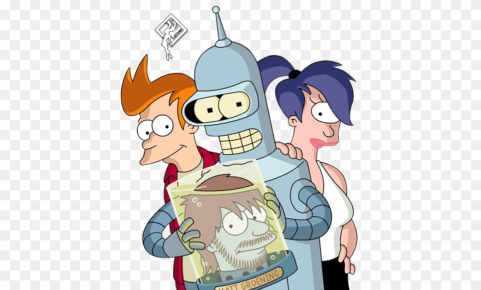 Futurama, Book, Comics, Publication, Person Png Image