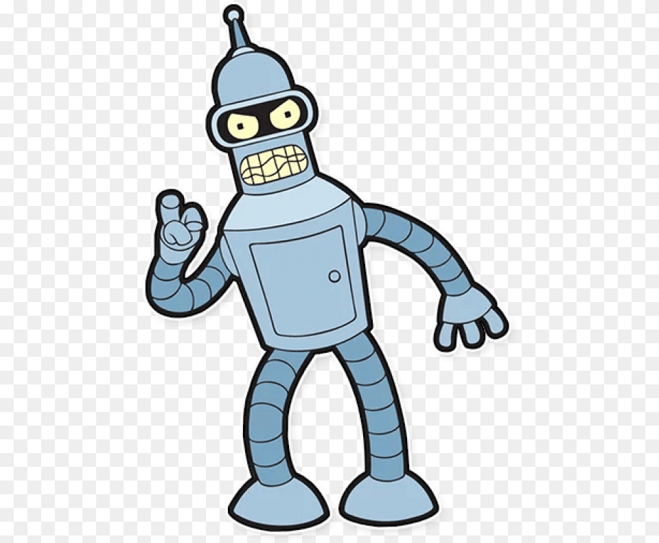 Futurama Bender Bender Futurama Hand, Robot, Smoke Pipe Free Png Download