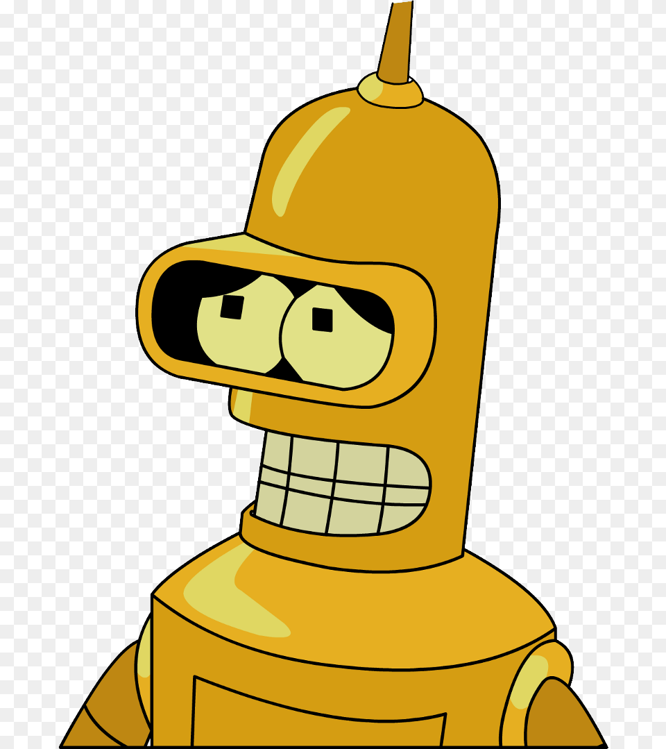 Futurama Bender Gold Image, Nature, Outdoors, Snow, Snowman Free Transparent Png