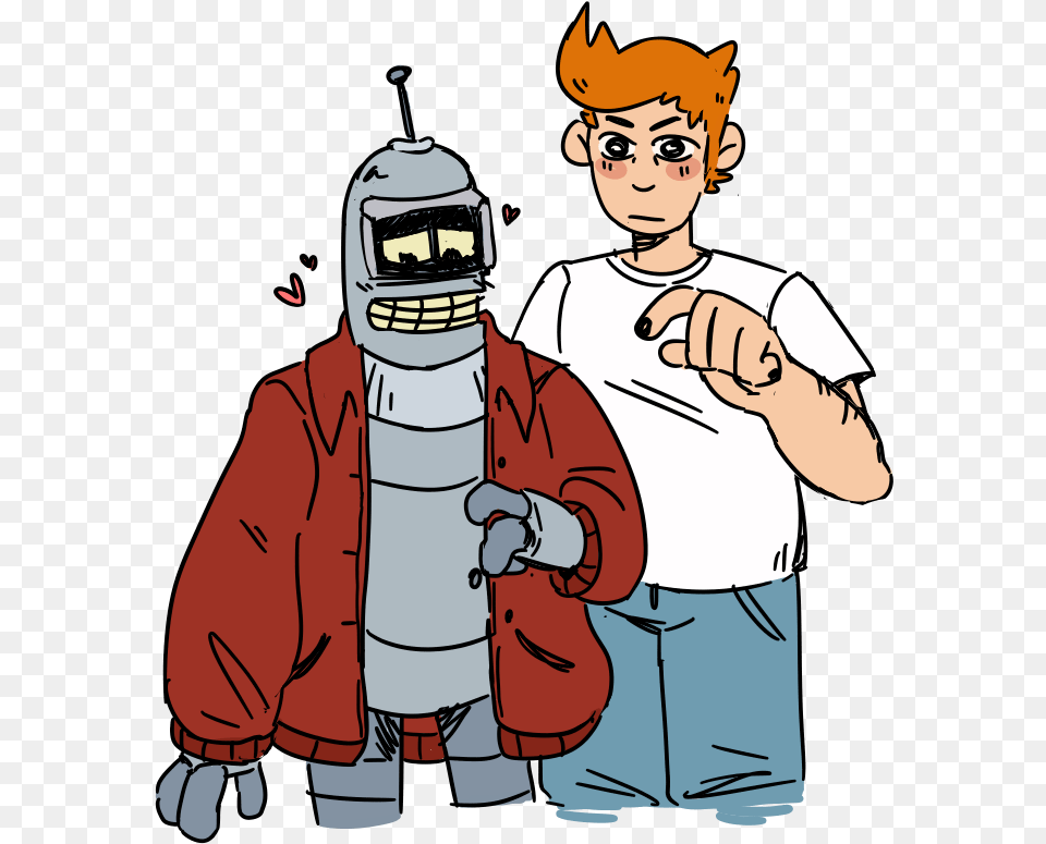 Futurama Frender Philippjfry Fry Bender, Adult, Person, Man, Male Free Png Download