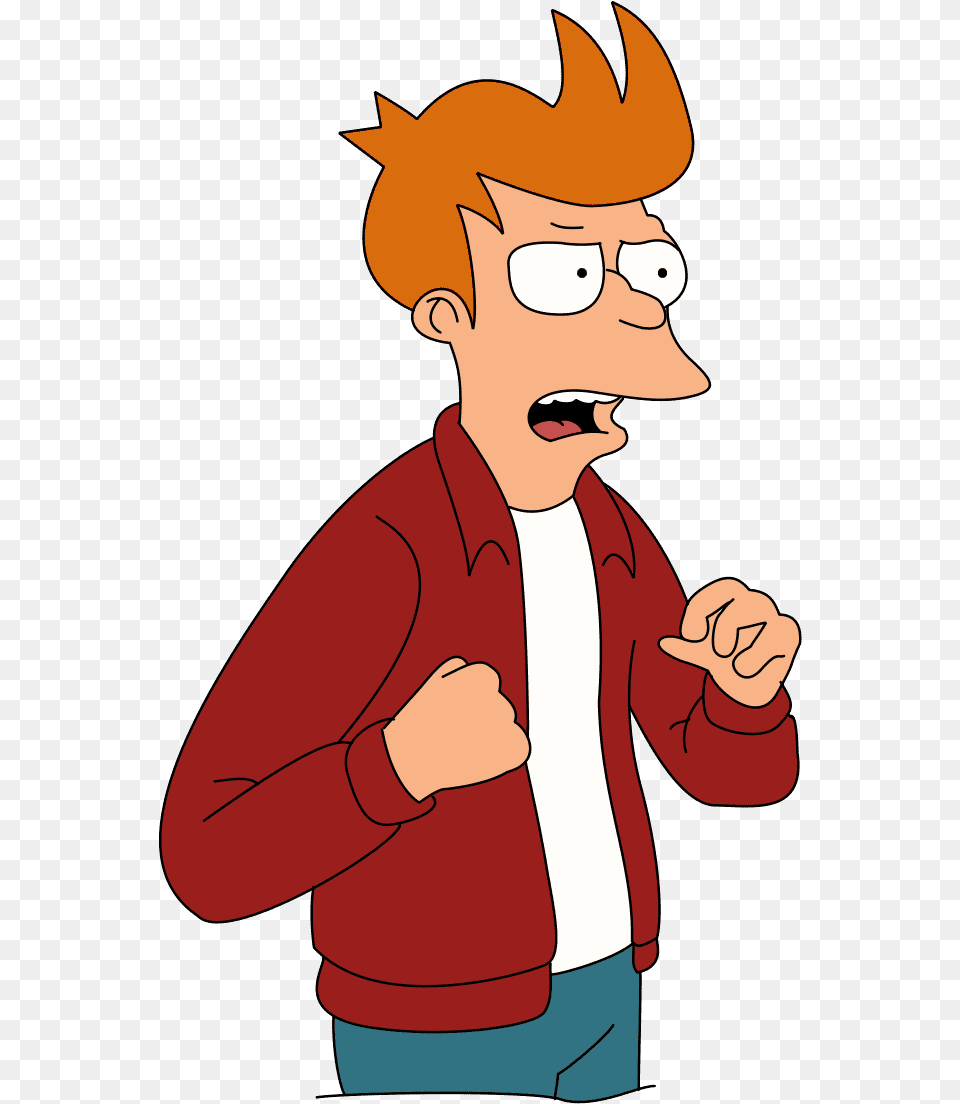 Futurama Fry, Person, Cartoon, Face, Head Png Image