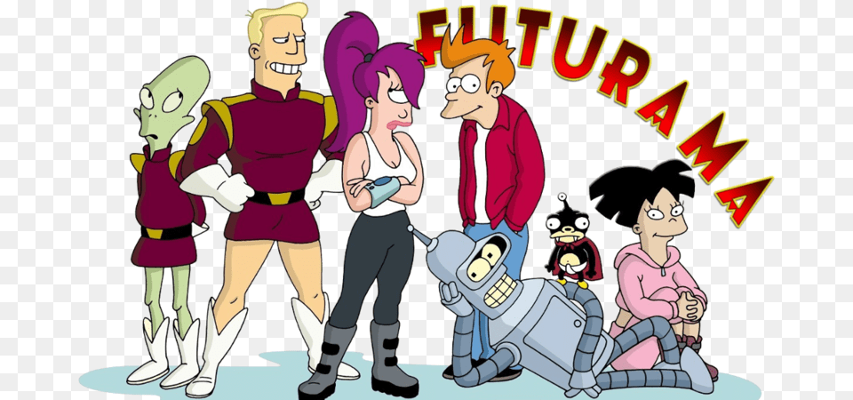 Futurama Logo Futurama, Publication, Book, Comics, Adult Free Png Download