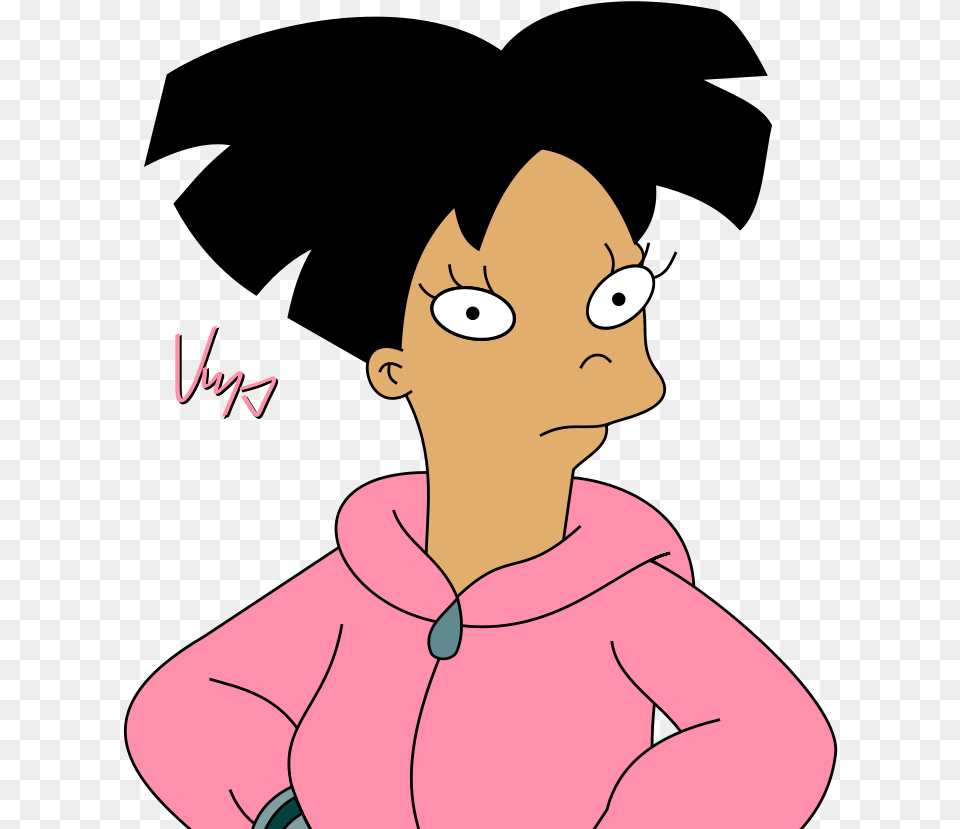 Futurama Point Fan Art Amp Scans Vimp Amy Futurama Fan Art, Cartoon, Person, Face, Head Free Png Download