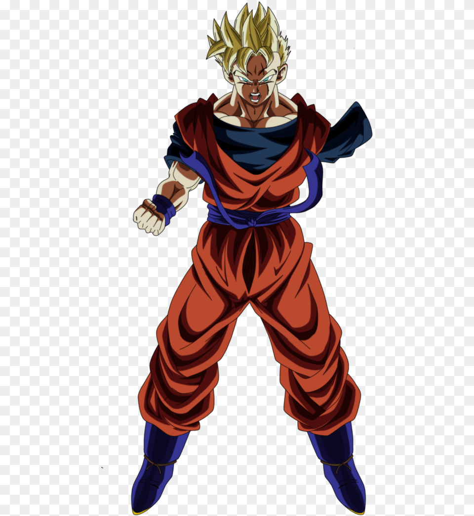 Future Gohan Solo Image By Dbztrev Future Gohan, Book, Comics, Publication, Person Png