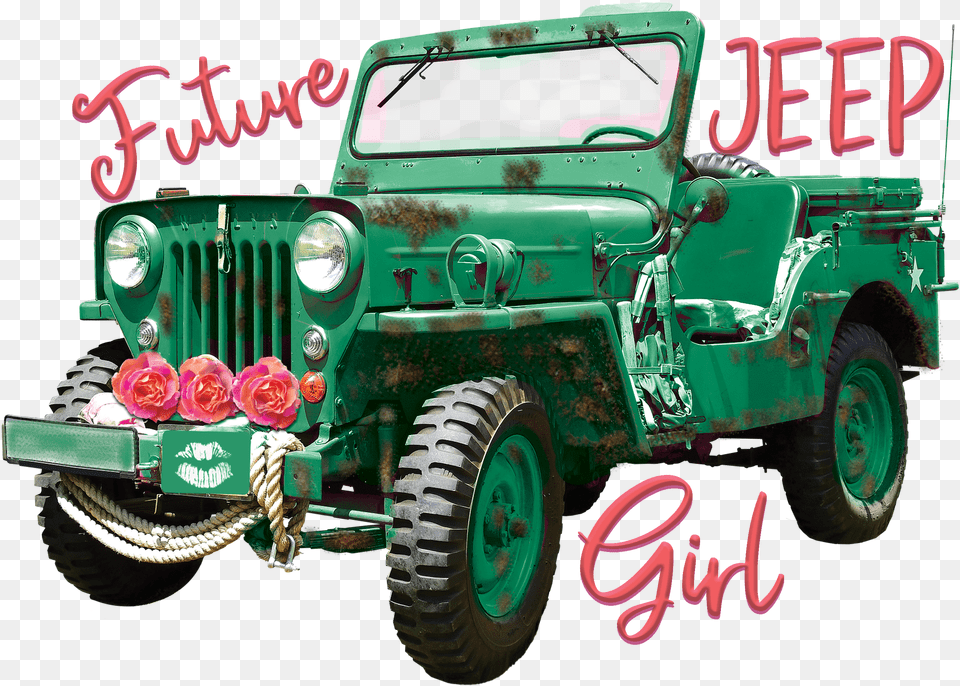 Future Jeep Girl Clip Art Instant Digital Download Fire Jip Png Image