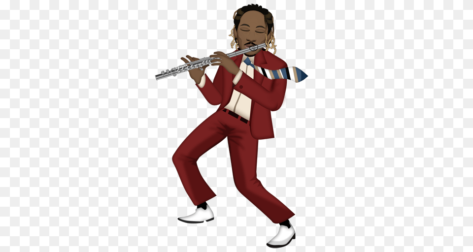 Future Launches Own Emoji Range News Clash Magazine, Person, Flute, Musical Instrument, Face Free Transparent Png