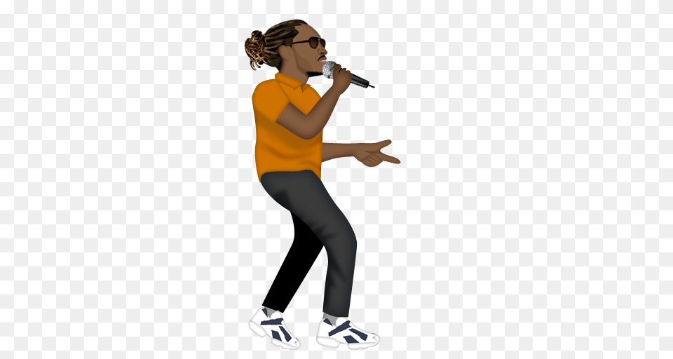 Future Launches Own Emoji Range Typica, Microphone, Clothing, Electrical Device, Shoe Free Png