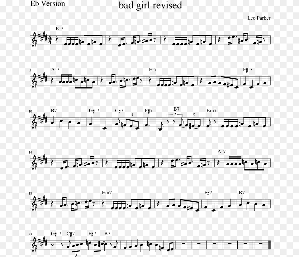 Future Mask Off Sheet Music, Gray Free Transparent Png