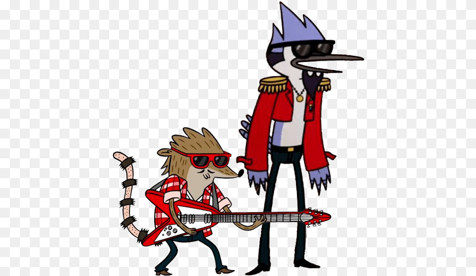 Future Mordecai And Future Rigby, Book, Comics, Publication, Adult Png Image