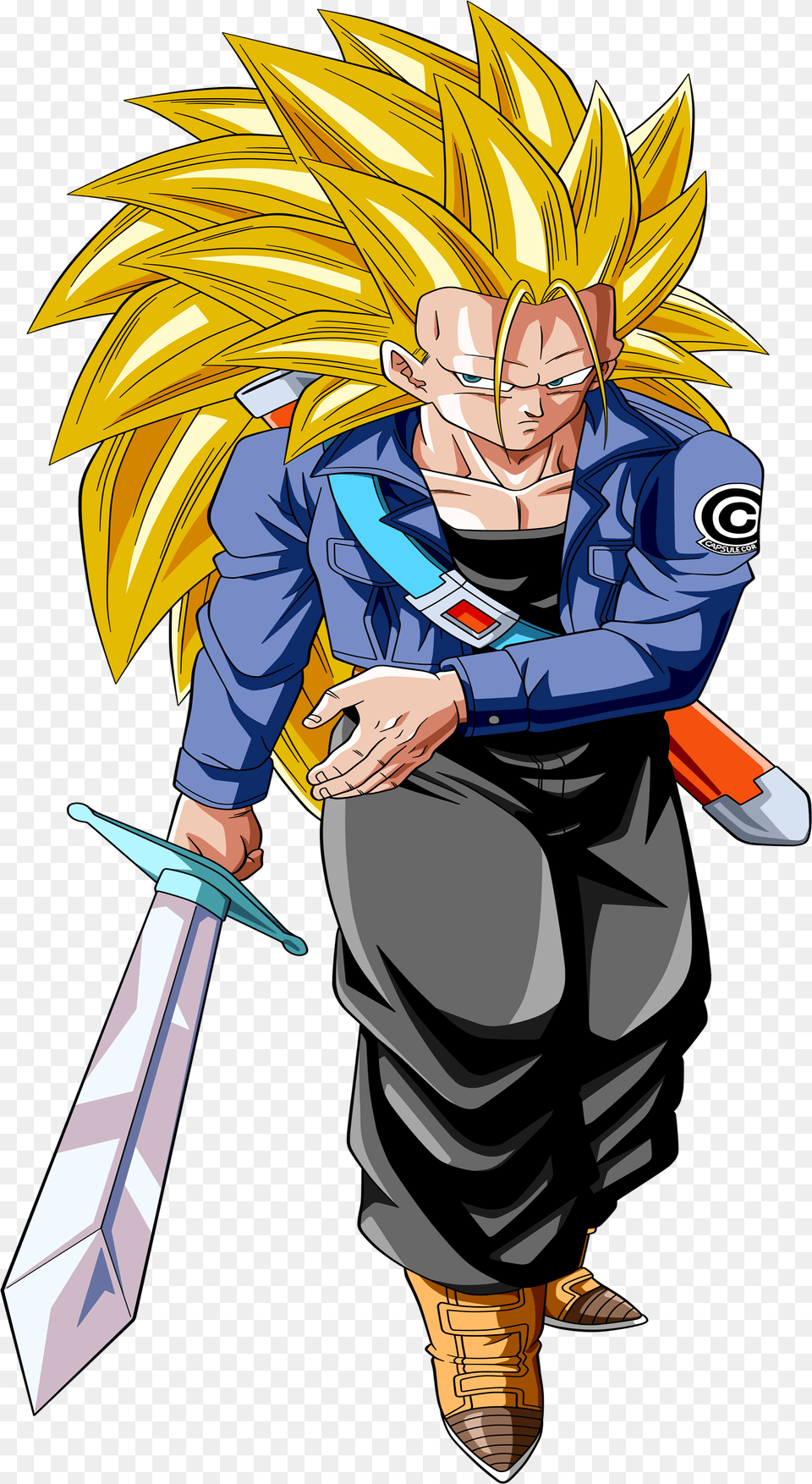 Future Trunks 4k Ultra Hd Wallpaper Dragon Ball Future Trunks, Publication, Book, Comics, Manga Png Image