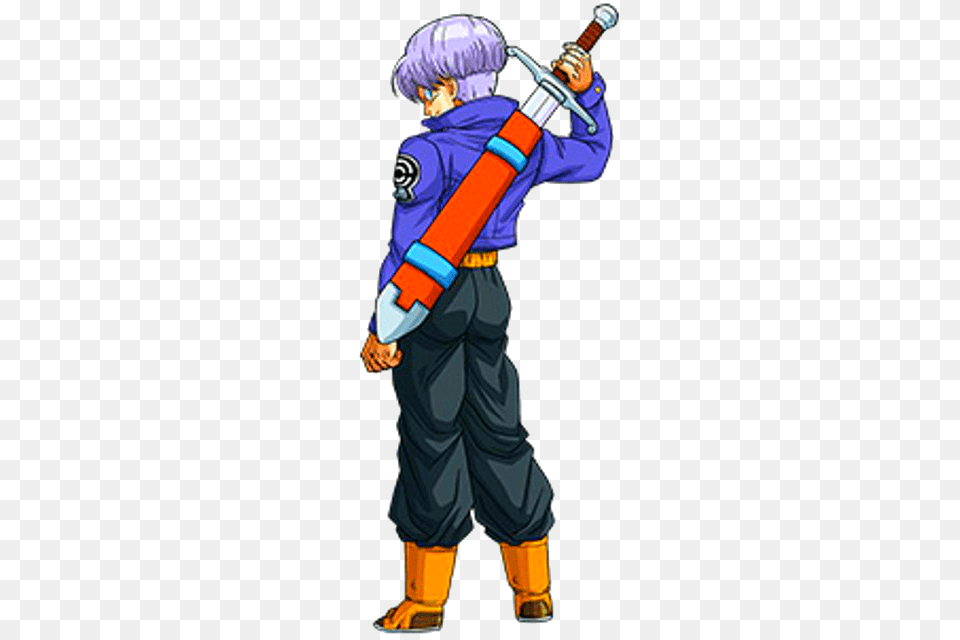 Future Trunks Brief From Dragon Ball Z, Book, Sword, Publication, Weapon Png Image