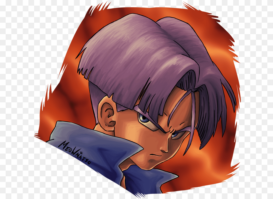 Future Trunks By Meowmatsu Trunks, Book, Comics, Publication, Adult Png Image