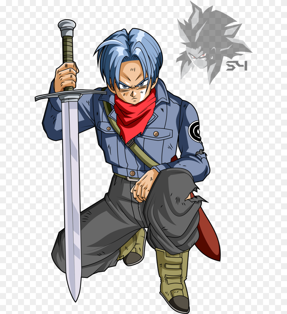 Future Trunks Dragon Ball Super By Mad Dragon Ball Super Trunks Sword, Weapon, Book, Comics, Publication Free Transparent Png