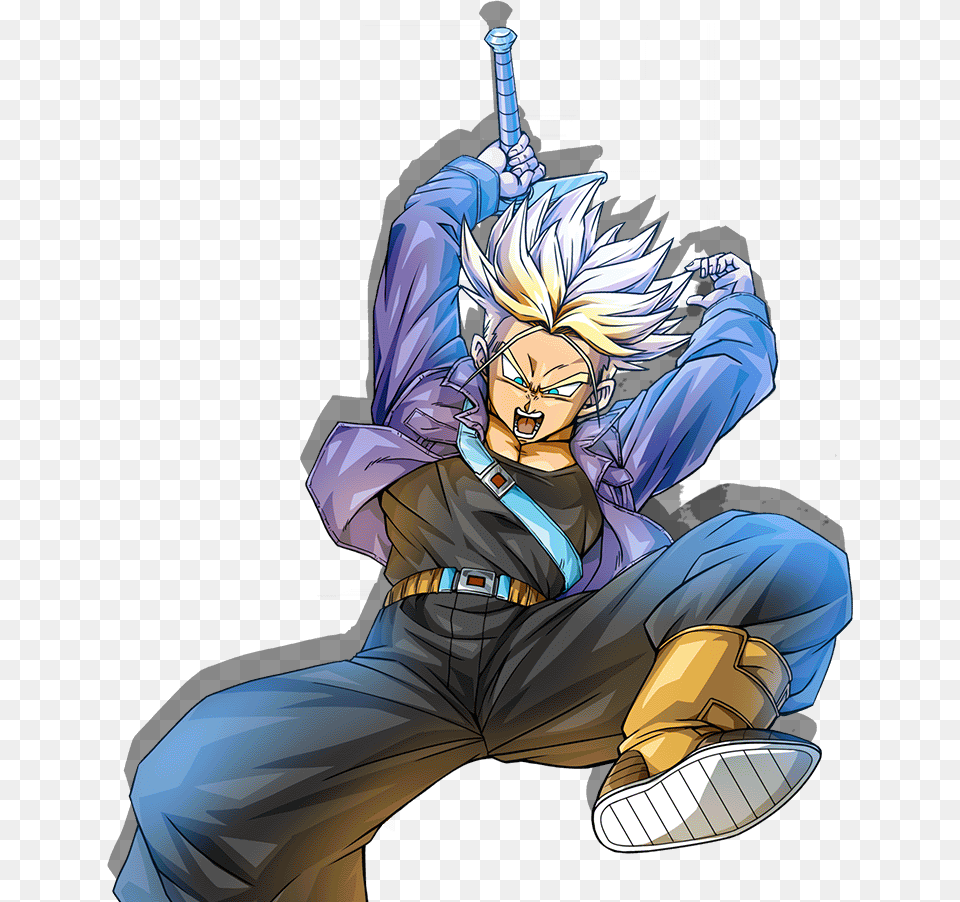 Future Trunks Render, Publication, Book, Comics, Person Free Png Download