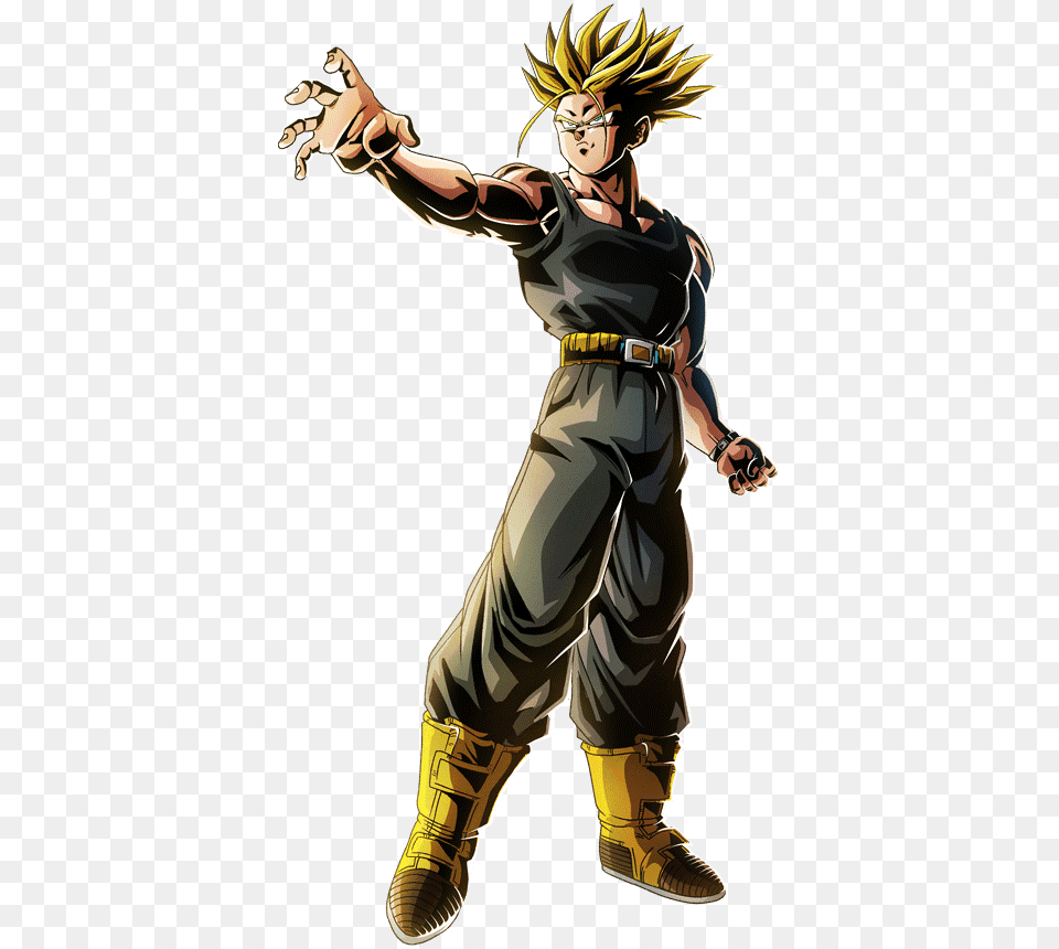 Future Trunks Ssj Render, Book, Comics, Publication, Adult Free Png