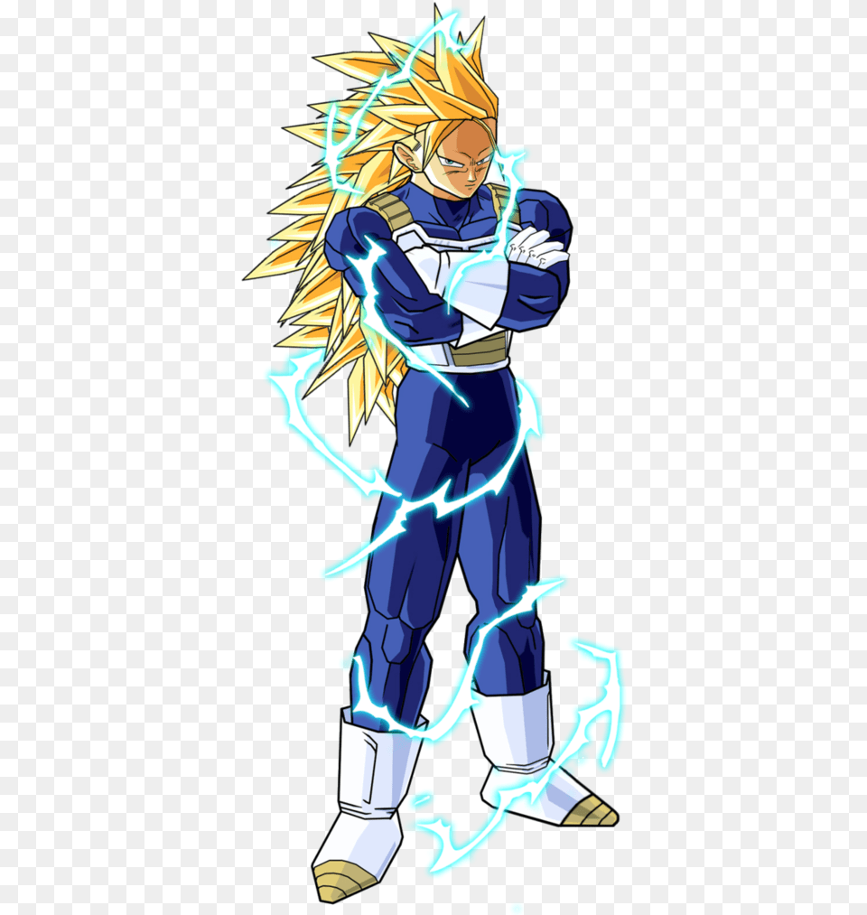 Future Trunks Ssj3 By Db Own Universe Arts D3983vh Trunks Super Saiyan Ponytail, Book, Comics, Publication, Manga Png Image